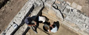 Cercetări arheologice la sanctuarul antic al lui Apollo din Gortyna (© Scuola Archeologica Italiana di Atene)