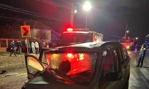 Imagini de la accidentul rutier din Olt în care a murit primarul din Grădinari Mihai Ioana Foto Amator