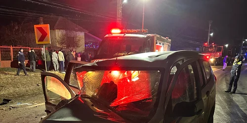 Imagini de la accidentul rutier din Olt în care a murit primarul din Grădinari Mihai Ioana Foto Amator