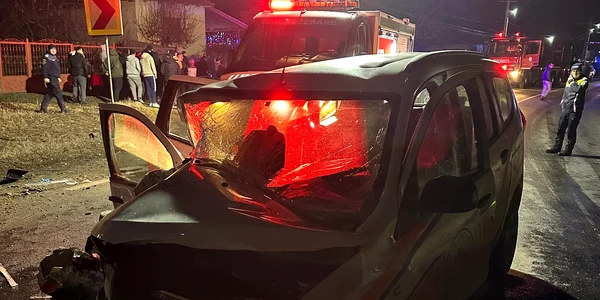 Imagini de la accidentul rutier din Olt în care a murit primarul din Grădinari Mihai Ioana Foto Amator