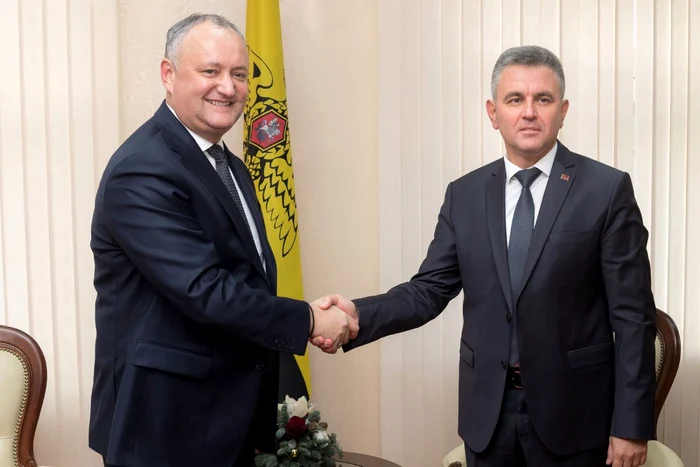 Igor Dodon si Vadim Krasnoselskii president.gospmr.ru