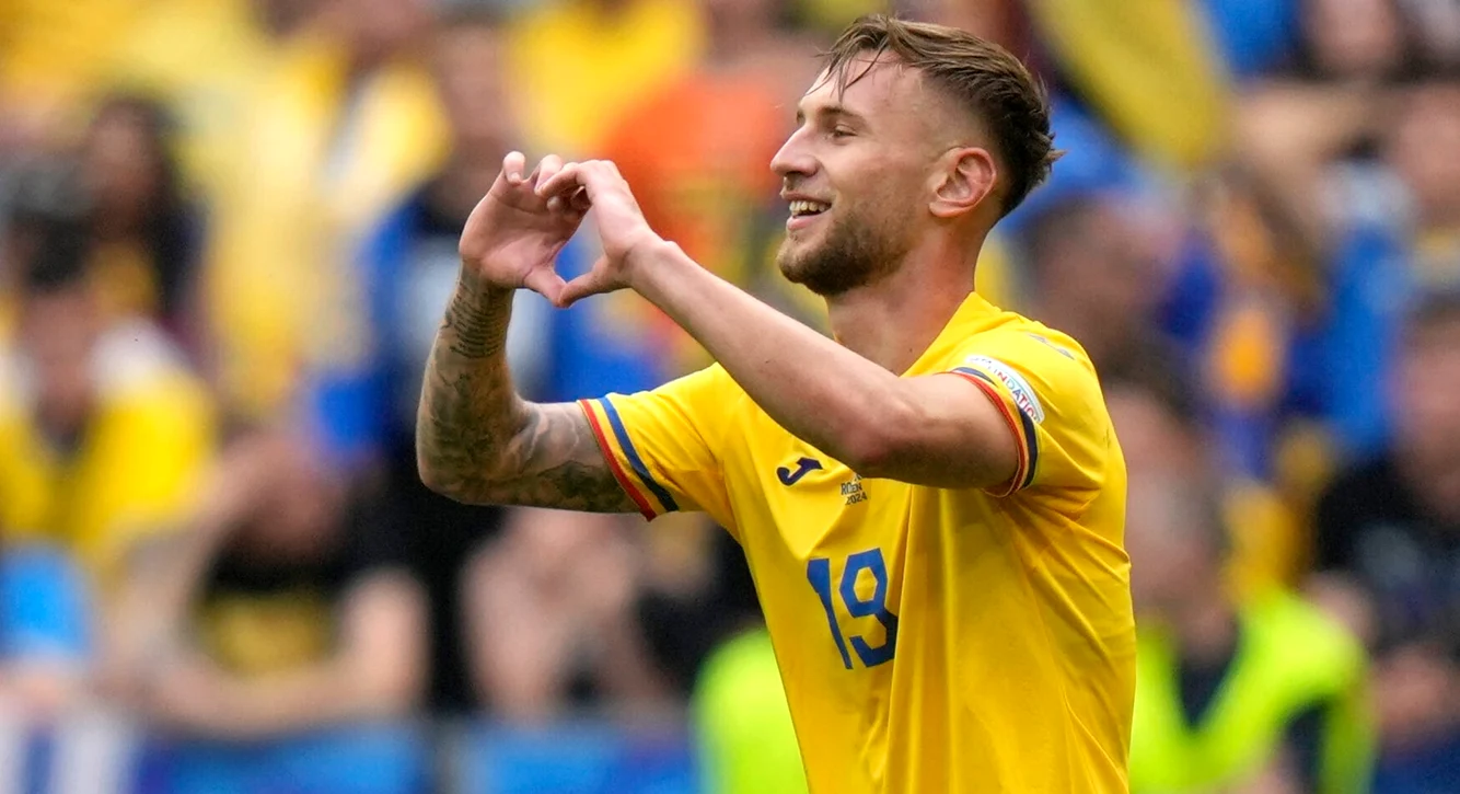 Denis Drăguș le-a dedicat soției și copiilor golul de la Euro 2024