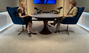 Vicepremierul Oana Gheorghiu la Interviurile Adevărul  FOTO: Adevărul