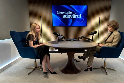 Vicepremierul Oana Gheorghiu la Interviurile Adevărul  FOTO: Adevărul