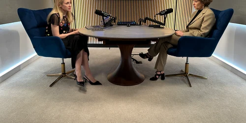 Vicepremierul Oana Gheorghiu la Interviurile Adevărul  FOTO: Adevărul