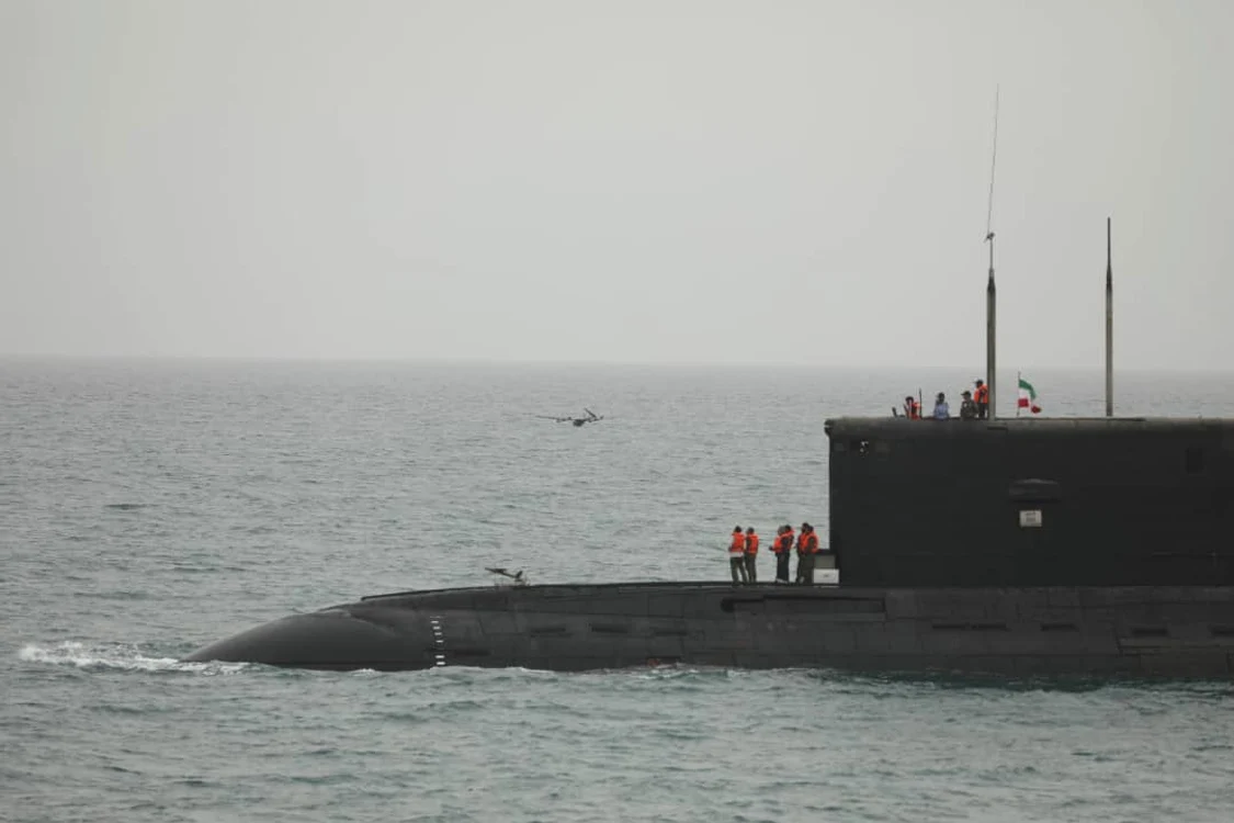 Dronă lansată de armata iraniană de pe o navă de război FOTO Profimedia