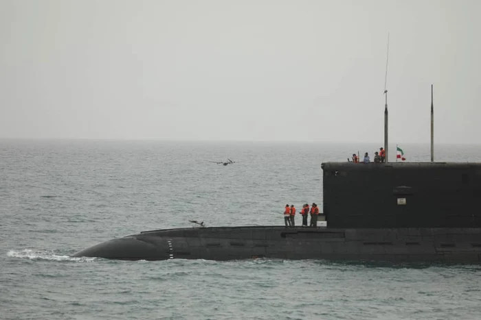 Dronă lansată de armata iraniană de pe o navă de război FOTO Profimedia