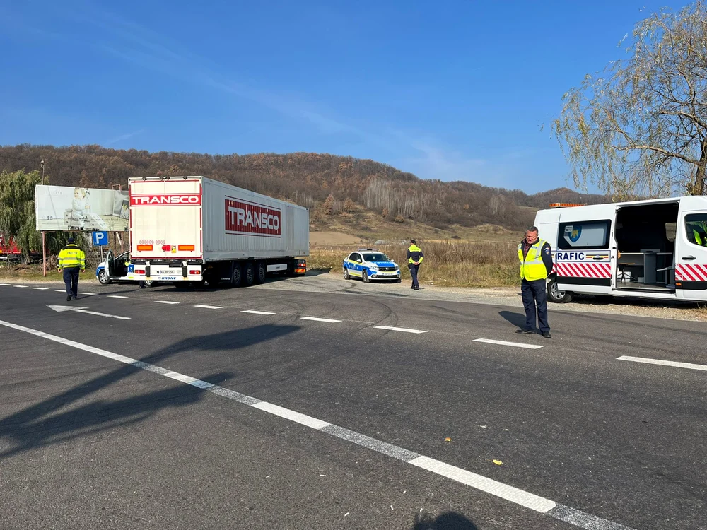 Restricționarea traficului greu pe DN7 E81 între Râmnicu Vâlcea și Pitești 