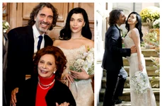 Sophia Loren fiul și nora ei FotoJet jpg