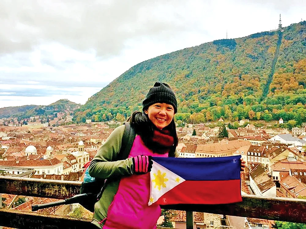 Louiela Ann Analista, o altă  filipineză impresionată  de România. Foto: Arhivă personală