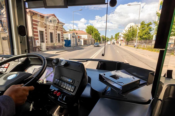 Autobuz cu hidrogen pe străzile Galațiului FOTO: Primăria Galați