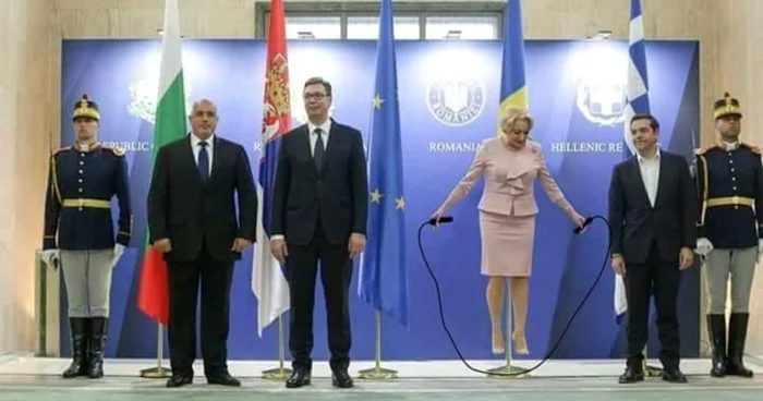 Viorica Dăncilă - reuniunea cvadrilaterală FOTO Facebook