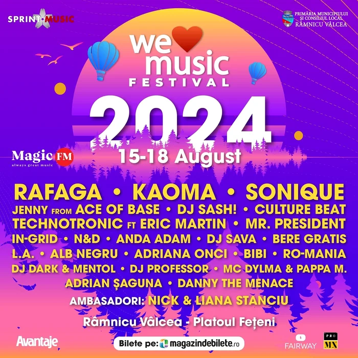 Artiști celebri, la We Love Music Festival. FOTO We Love Music Festival