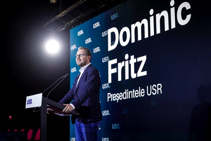 Dominic Fritz a transmis un mesaj puternic la Congresul USR. FOTO: USR