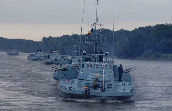 Flotila fluvială FOTO: navy.ro