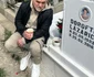 Leonard Doroftei, la mormântul mamei