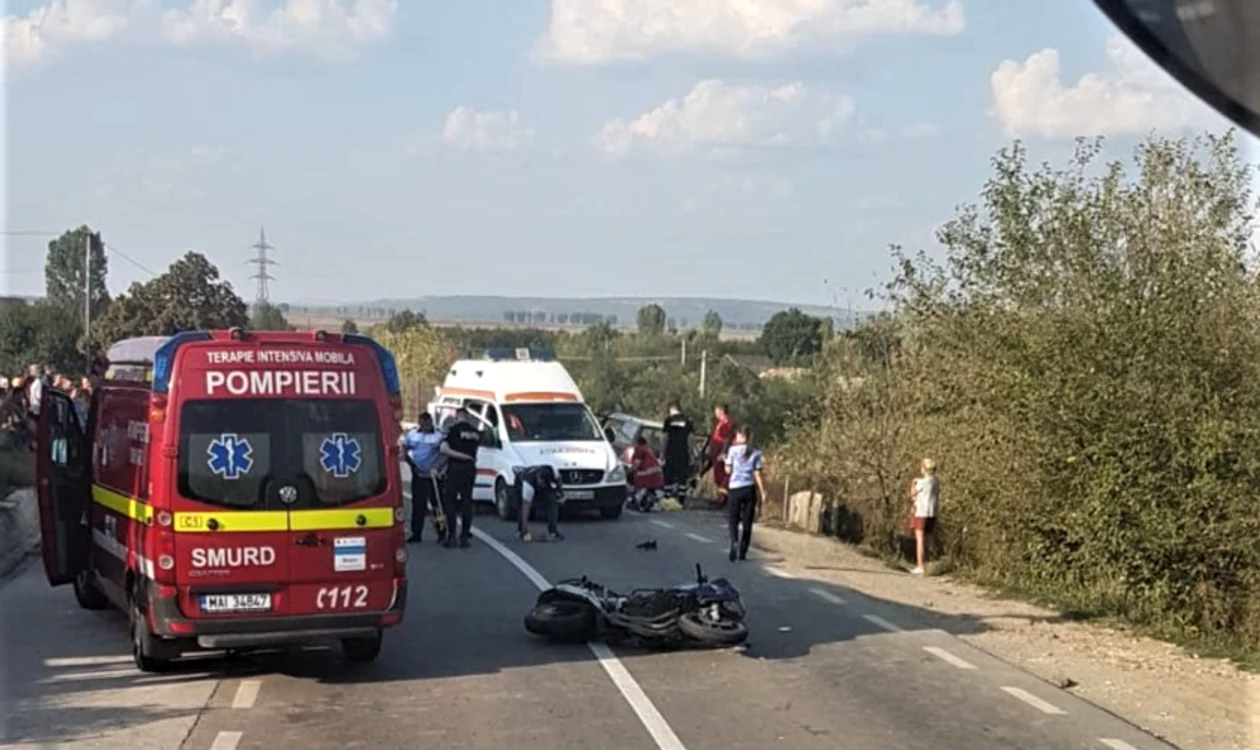 Accidentul a avut loc în satul Bâlteni din comuna ProbotaSursa foto: playtech.ro