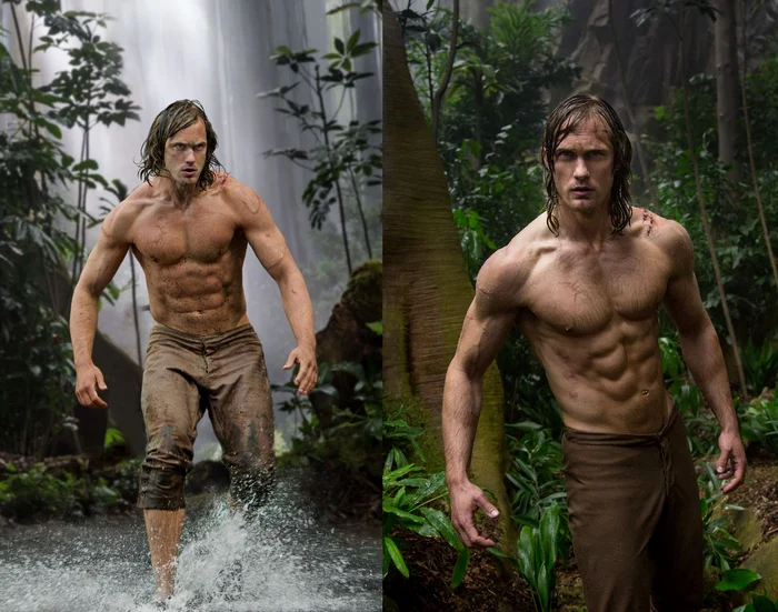 Așa arată Alexander Skarsgard acum, după ce a pus pe el 10 kilograme de mușchi pentru rolul lui Tarzan