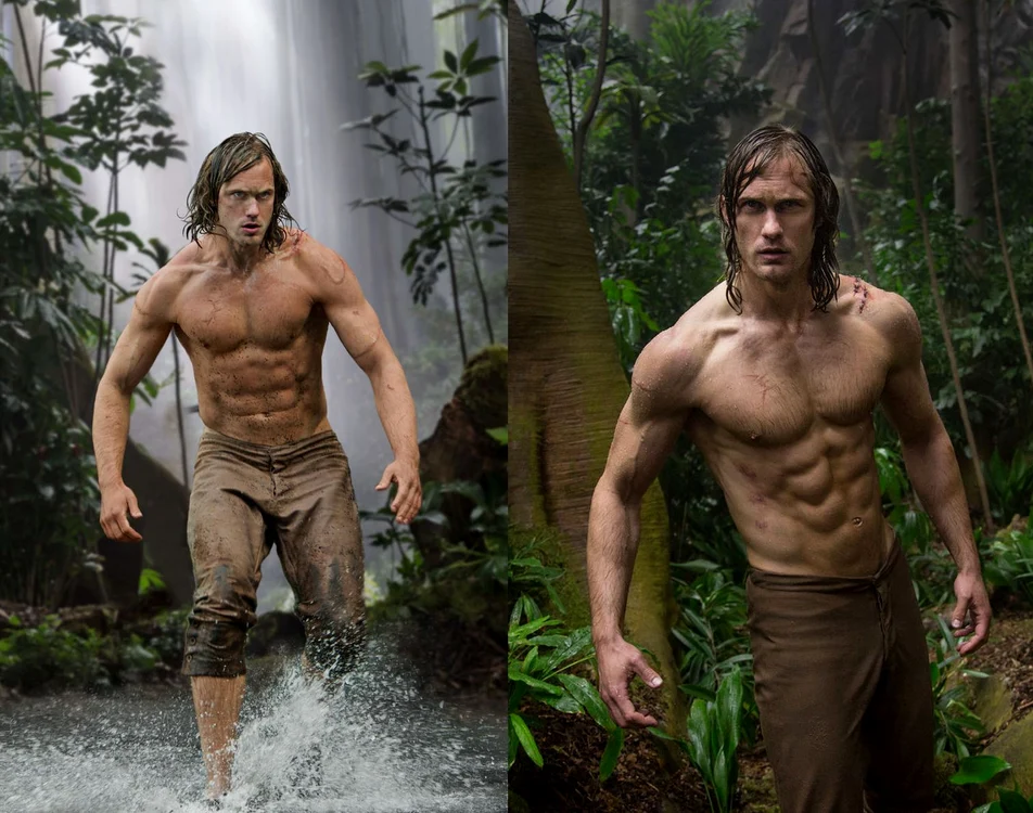 Așa arată Alexander Skarsgard acum, după ce a pus pe el 10 kilograme de mușchi pentru rolul lui Tarzan
