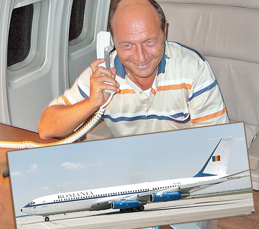 Avionul lui  Băse are  36 de ani