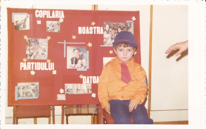 Mihai Morar, în uniforma de şoim al patriei