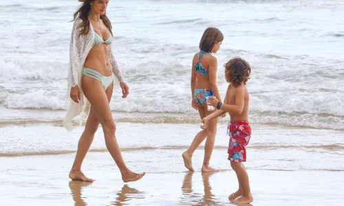 *EXCLUSIVE* Alessandra Ambrosio, Noah and Anja: Ice Cream and Bubbles! jpeg