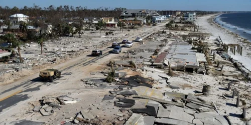 Mexico Beach dupa uraganul Michael FOTO AFP