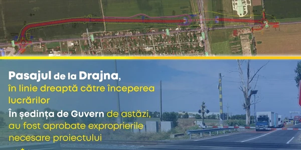 calarasi incep lucrarile la pasajul drajna FOTO Faceb/Ciprian Pandea