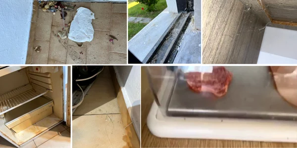 Condițiile inumane la o cazare pe insula Rhodos din Grecia Colaj 