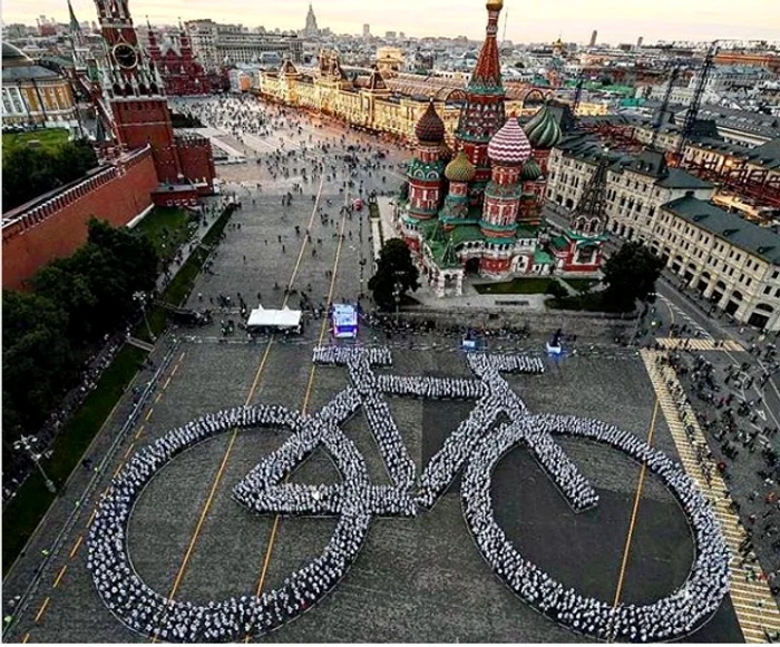 
    Așa au sărbătorit bicicliștii Ziua Mondială a Bicicletei în Rusia, în 2019foto: Instagram worldcyclingalliance  