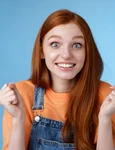 excited happy young female coworker receive excellent opportunity triumphing gladly smiling camera clench fists celebrating win success rejoicing fantastic good news surprised copy space jpg