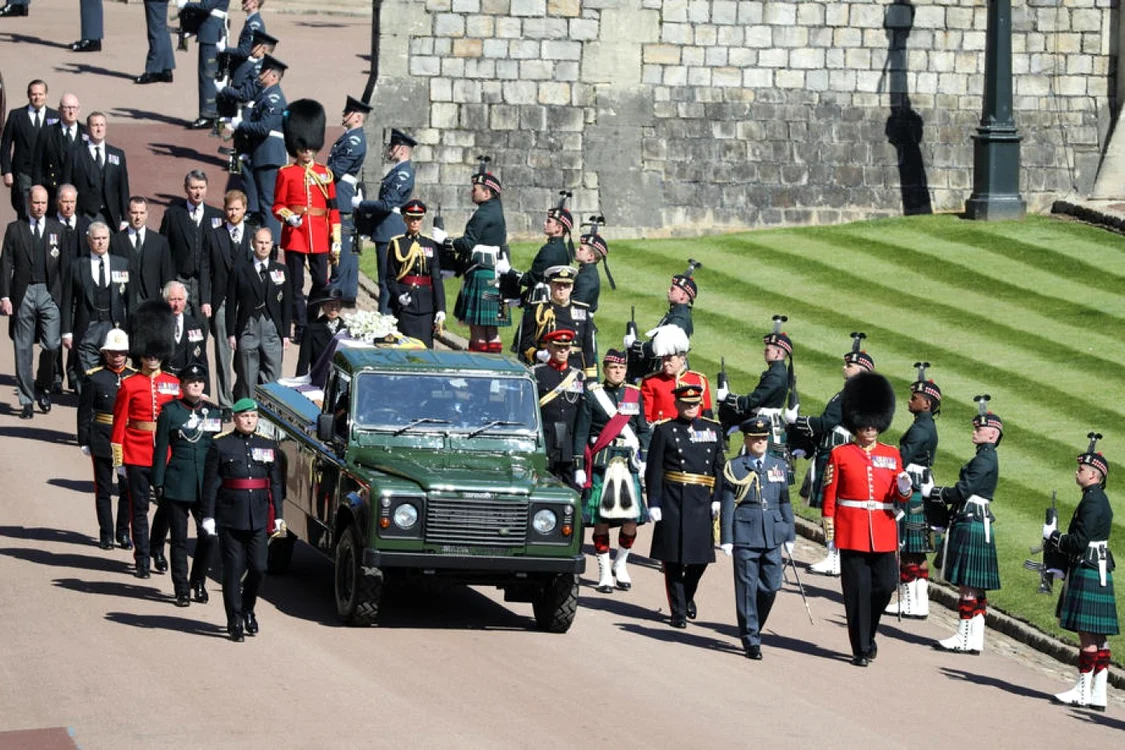 Funeraliile printului Philip FOTO EPA-EFE