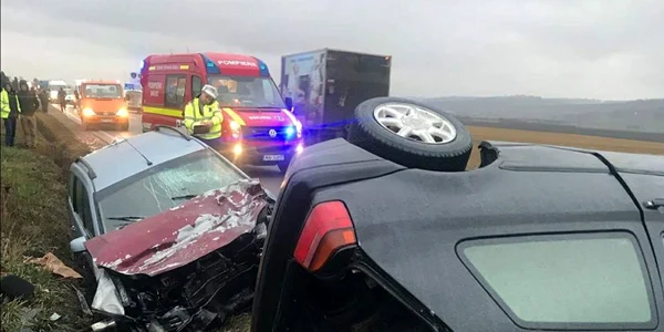 Accident Suceava. FOTO ISU Suceava