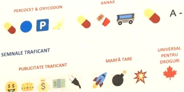 emoticoane folosite pentru droguri, captura video jpg