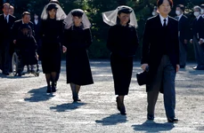 Prințul Akishino, Prințesa Kiko, Prințesa Aiko și Prințesa Kako la înmormântarea Prințesei Yuriko   profimedia 0938937932 jpg