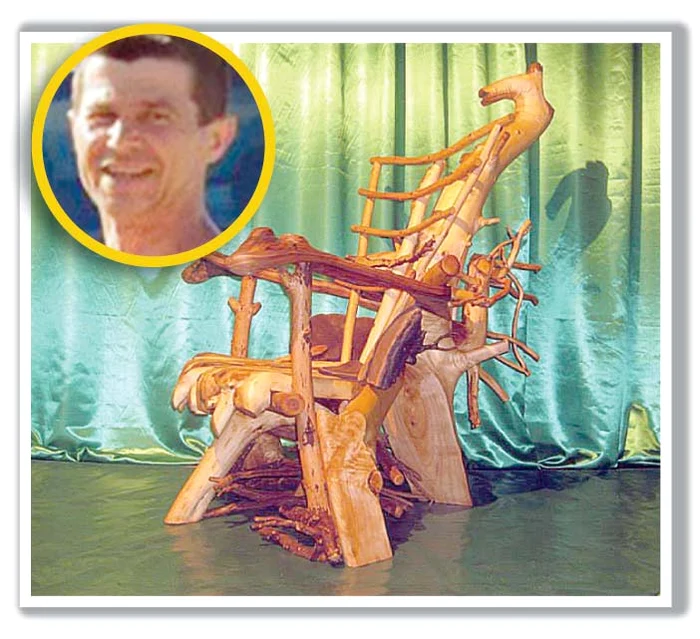 Constantin Stăncioi a lucrat un an la acest scaunFoto: Milena Dragomir