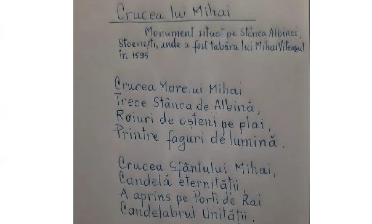 Povestea Crucii lui Mihai Viteazul de pe „Colţul Albinei”, locul până unde s-a retras voievodul muntean din calea lui Sinan Pașa