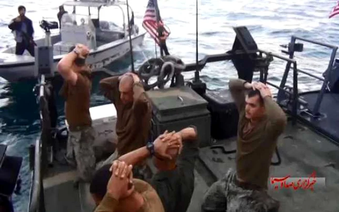 Marinarii americani reţinuţi în Iran FOTO Captură IRIB News Agency/AP