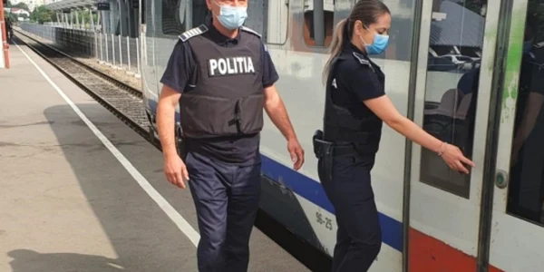 calarasi razie in trenuri foto politia romana