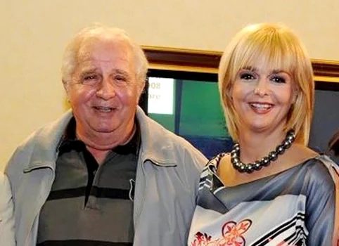 Iuliana Marciuc, alaturi de regretatul sau tata