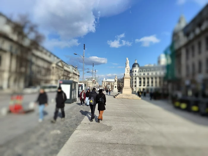 realme GT 2 Pro imagine de zi tilt-shift