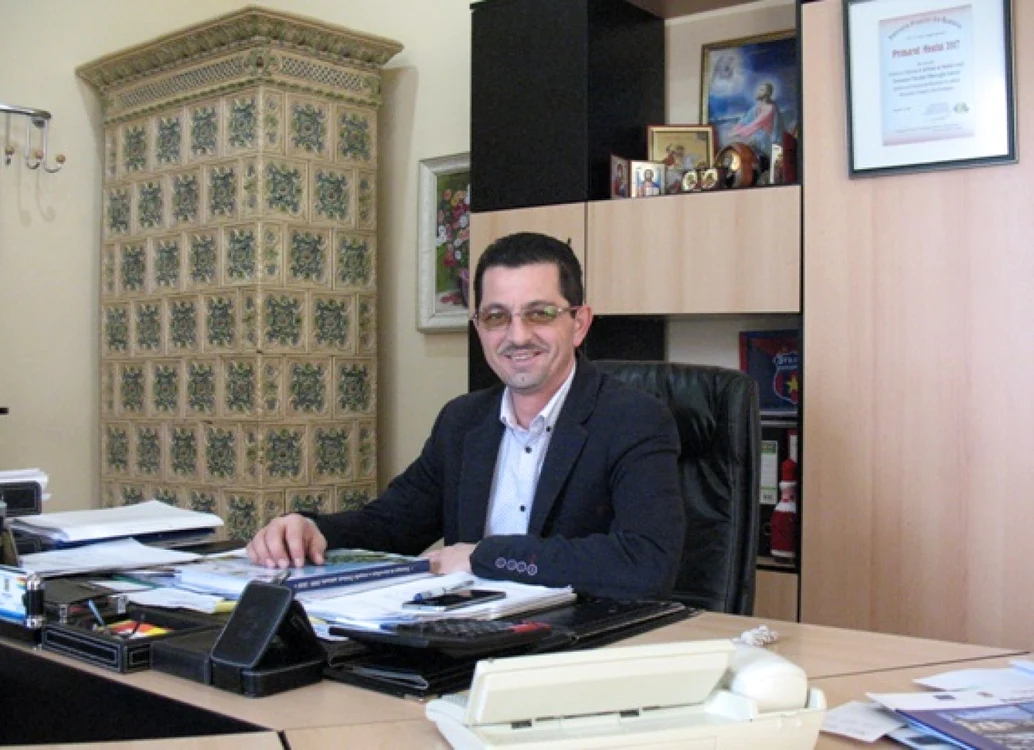 Daniel Nicolaş, primarul oraşului Odobeşti FOTO Ştefan Borcea