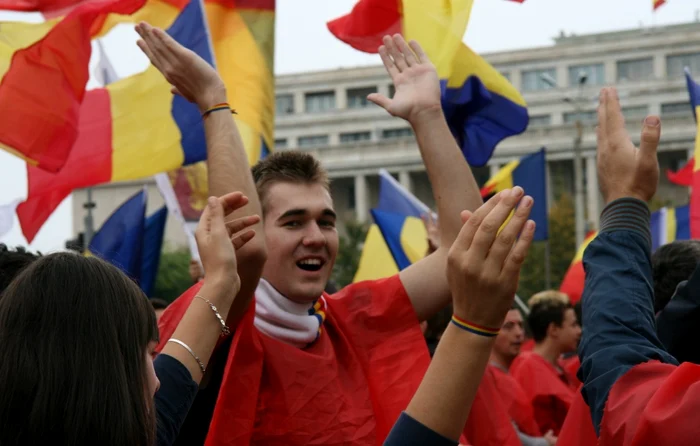 Protestatarii au mărșăluit prin centrul Bucureștiului