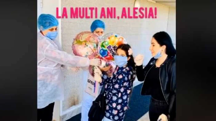 Alesia a plecat acasă de ziua ei                                                             Captură video