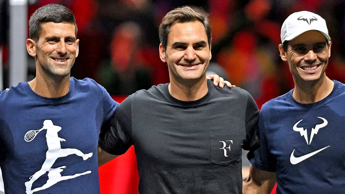 Djokovici, Federer și Nadal, trei sportivi uriași la care ne putem uita doar cu admirație.