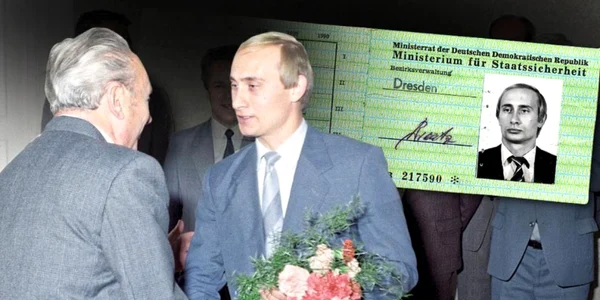 Vladimir Putin din perioada in care lucra in Dresda FOTO Bild