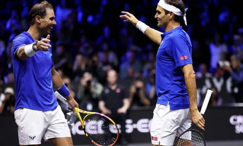 Roger Federer si Rafael Nadal (Getty Images) jpg