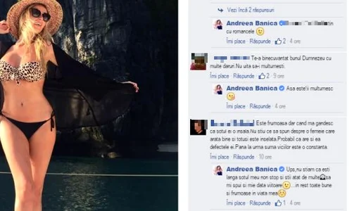 Andreea Bănică l a asigurat pe fanul ei că totul merge bine în căsnicia cu Lucian jpeg