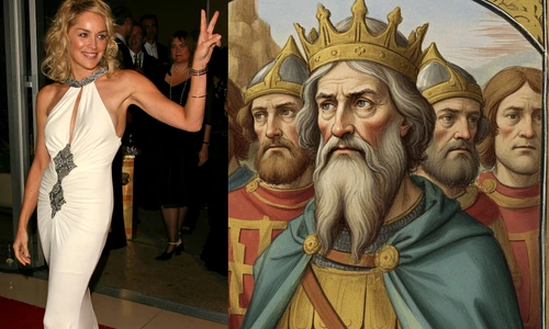 Sharon Stone cu regele  foto   Shutterstock jpg