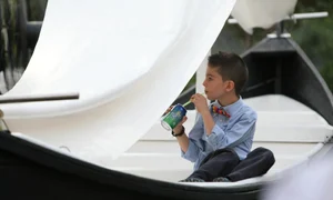 David Enache este deja un adevărat domnişor (foto: DORIN CONSTANDA) jpeg